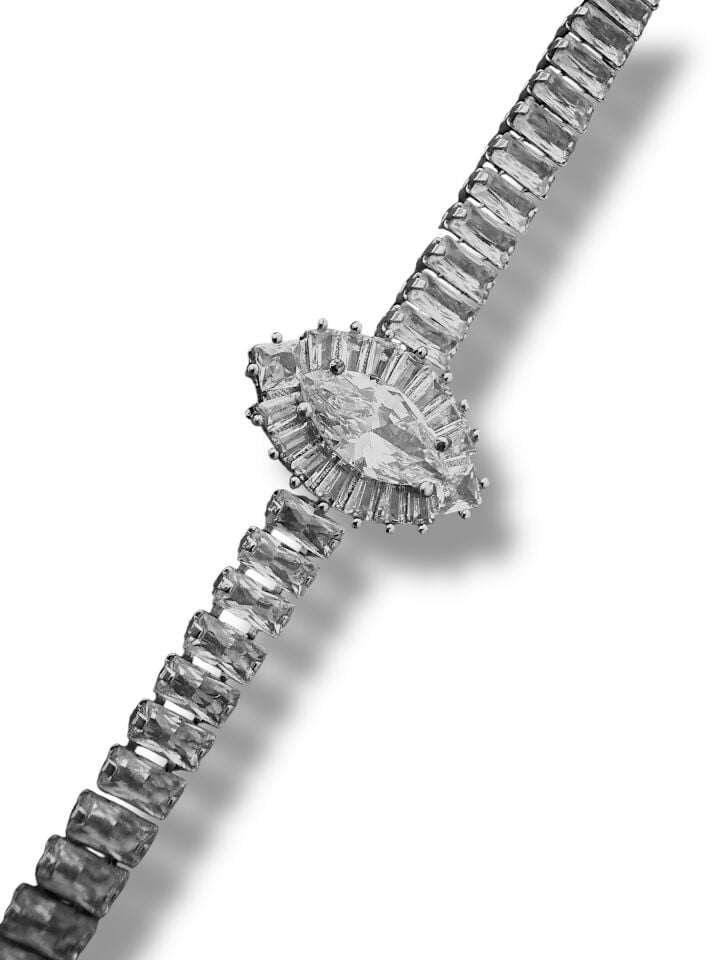 Markiz (Mekik) Figürlü Baget Taşlı Bileklik