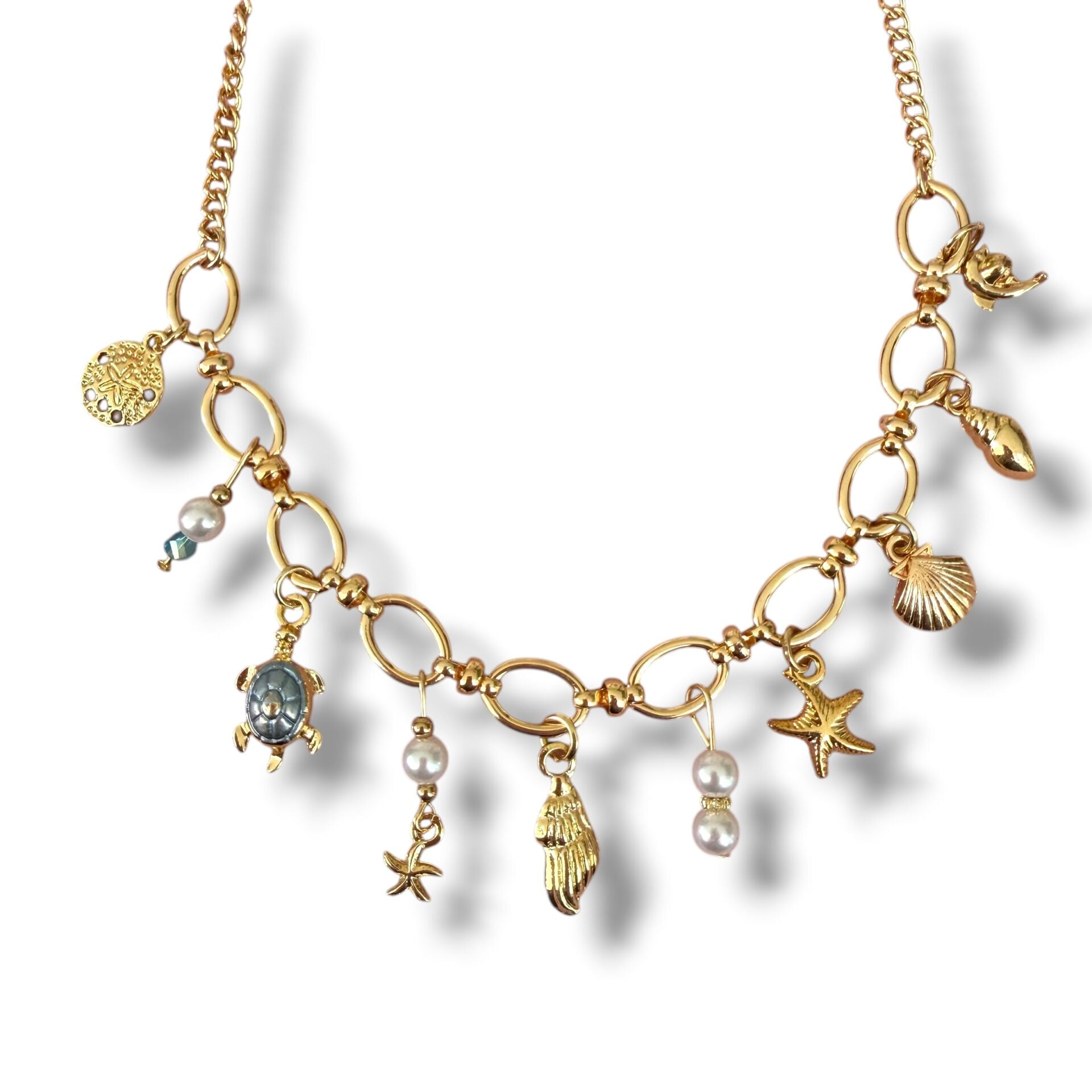 Marine Serisi Gold Kaplama Charm Kolye