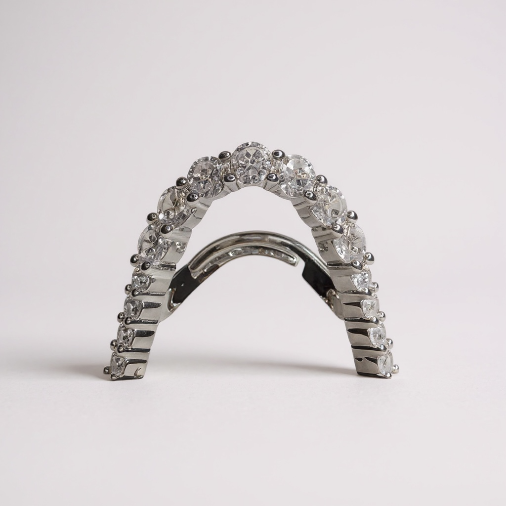 Zirkon Taşlı V Tasarım Minimal Yüzük (SILVER)